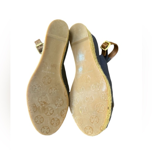 Tory Burch Blue Slingback Sandals - Picture 7 of 8